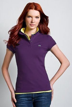 Lacoste short lapel T woman S-2XL-012